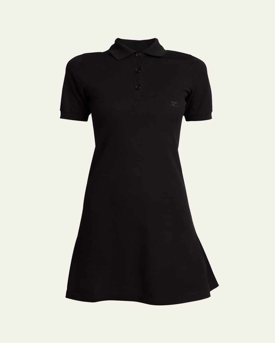 Polo Pique Mini Dress